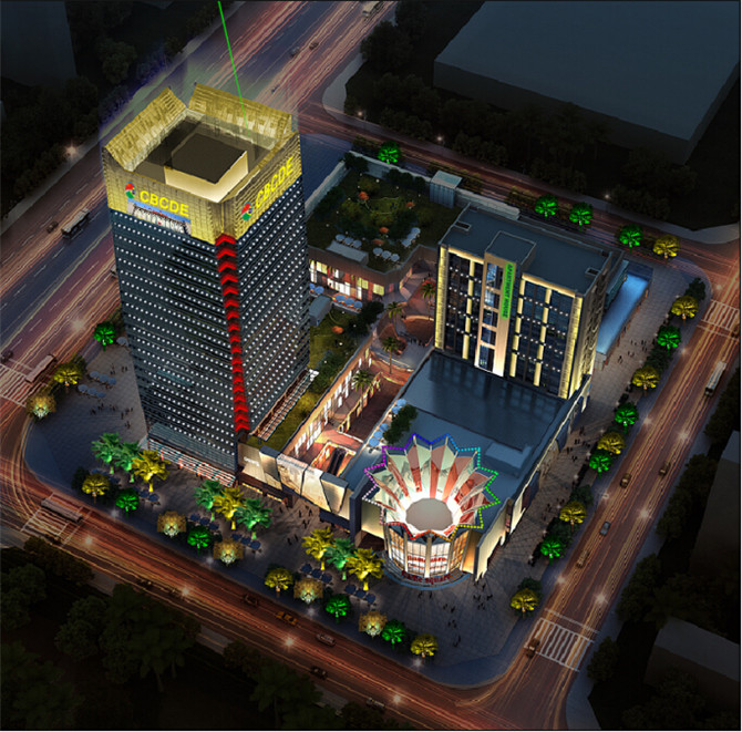 南美世贸中心夜景亮化工程2015
